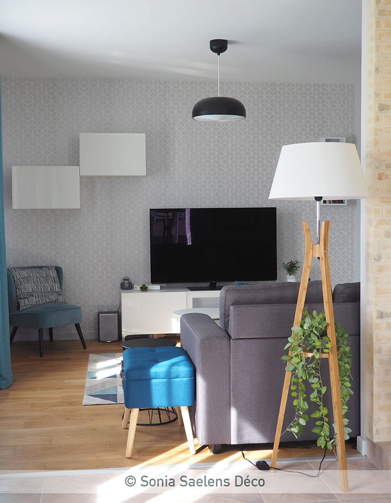 Inspiration scandinave dans une pièce à vivre