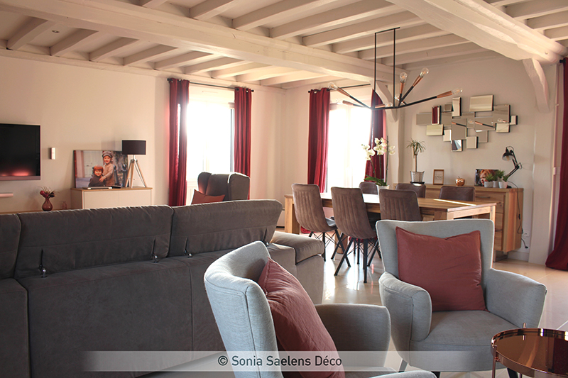 Un espace de vie familial et chaleureux