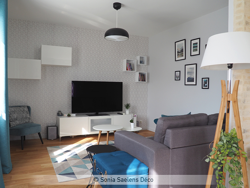 Inspiration scandinave dans une pièce à vivre