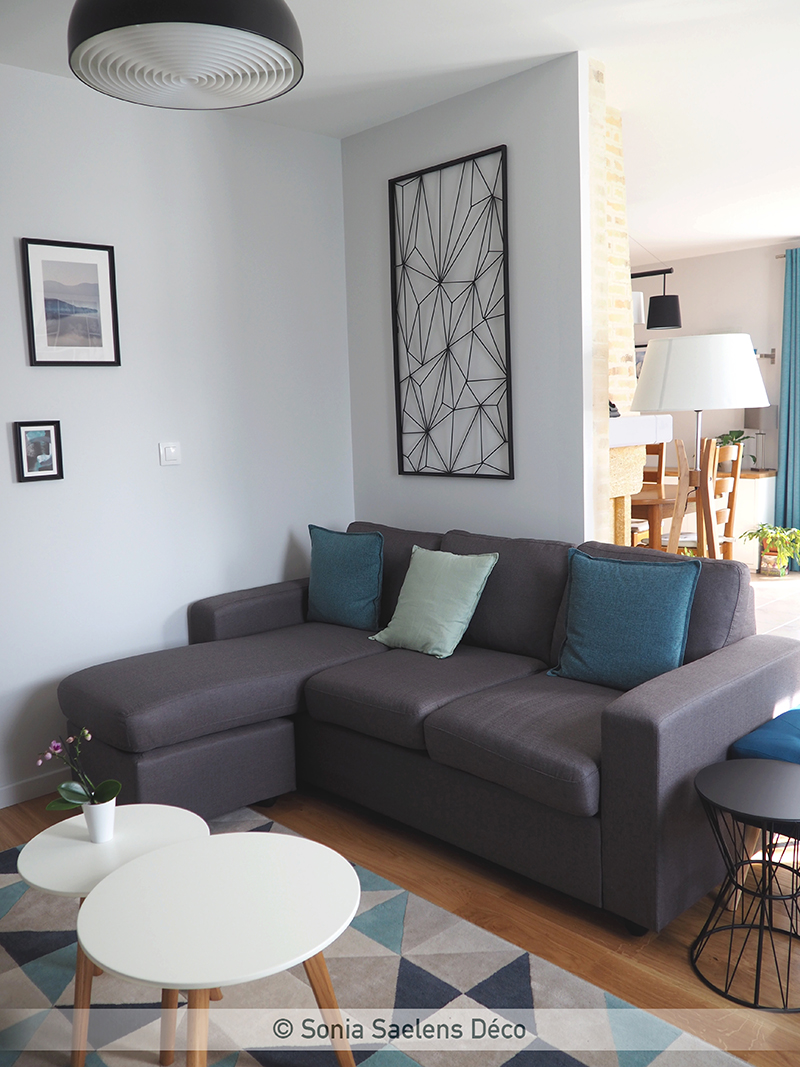 Inspiration scandinave dans une pièce à vivre